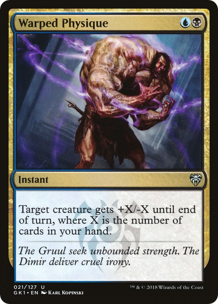 Image for Warped Physique (21) [Guilds of Ravnica: Guild Kits] - Magic: The Gathering