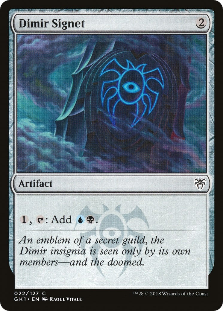 Image for Dimir Signet (22) [Guilds of Ravnica: Guild Kits] - Magic: The Gathering