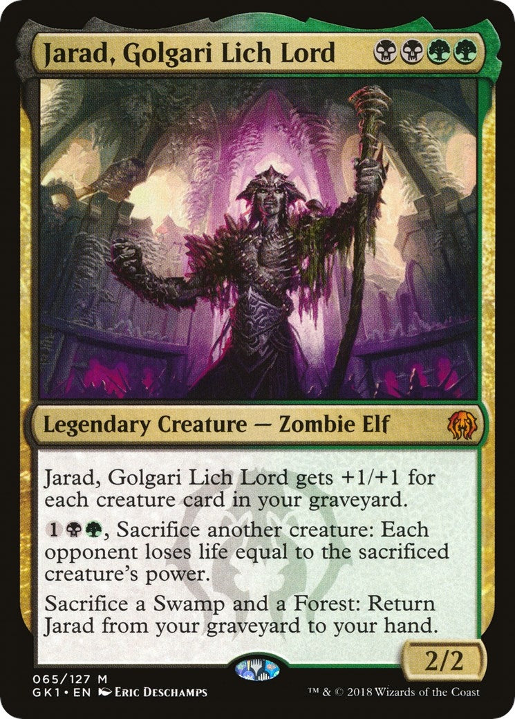 Image for Jarad, Golgari Lich Lord (65) [Guilds of Ravnica: Guild Kits] - Magic: The Gathering