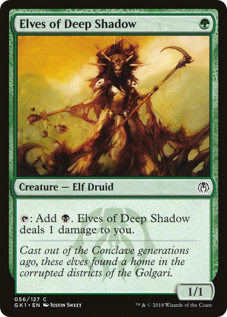 Image for Elves of Deep Shadow (56) [Guilds of Ravnica: Guild Kits] - Magic: The Gathering