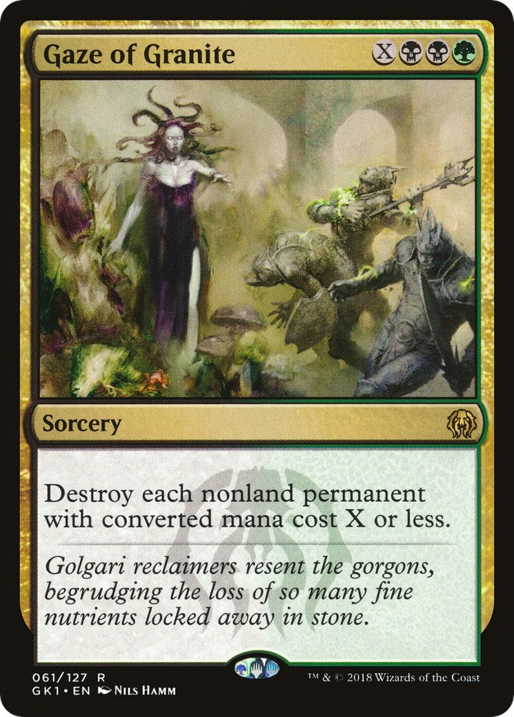 Image for Gaze of Granite (61) [Guilds of Ravnica: Guild Kits] - Magic: The Gathering