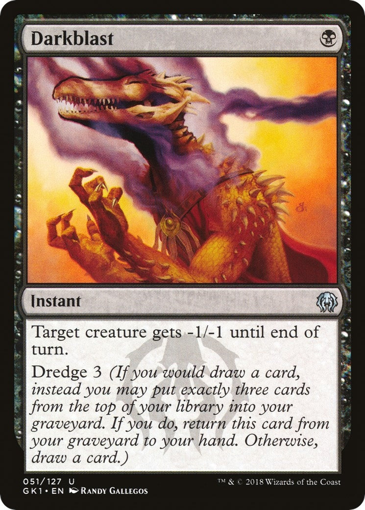 Image for Darkblast (51) [Guilds of Ravnica: Guild Kits] - Magic: The Gathering