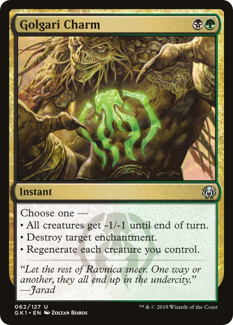 Image for Golgari Charm (62) [Guilds of Ravnica: Guild Kits] - Magic: The Gathering