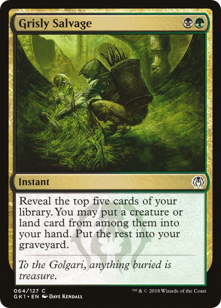 Image for Grisly Salvage (64) [Guilds of Ravnica: Guild Kits] - Magic: The Gathering