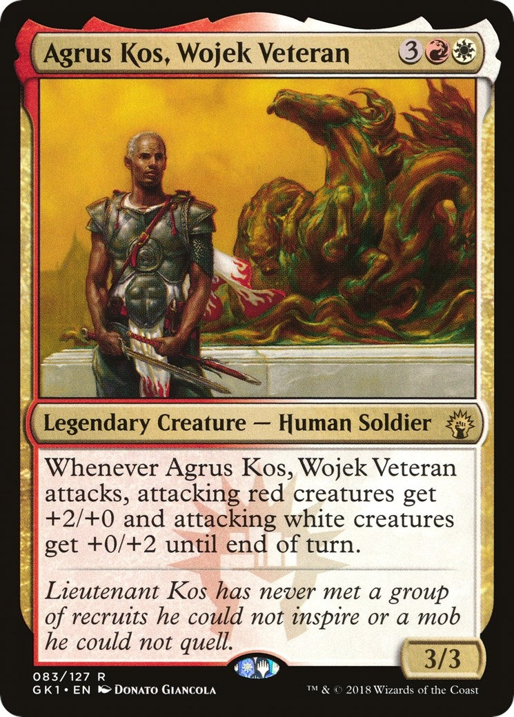 Image for Agrus Kos, Wojek Veteran (83) [Guilds of Ravnica: Guild Kits] - Magic: The Gathering