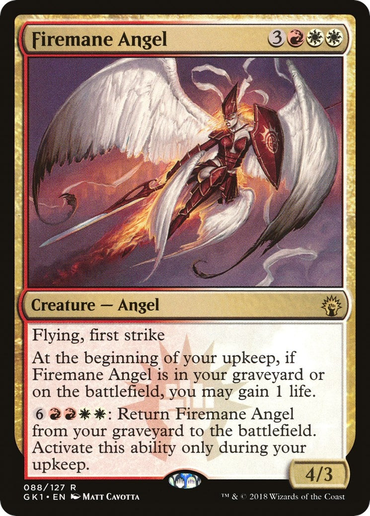 Image for Firemane Angel (88) [Guilds of Ravnica: Guild Kits] - Magic: The Gathering