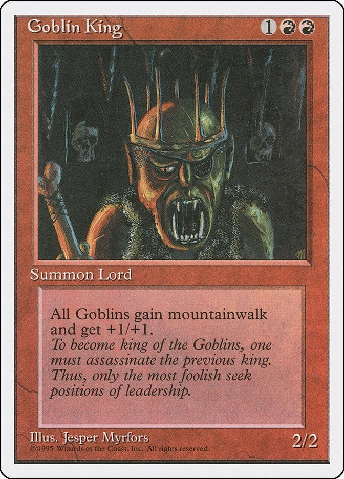 Image for Goblin King [Fourth Edition] - Magic: The Gathering
