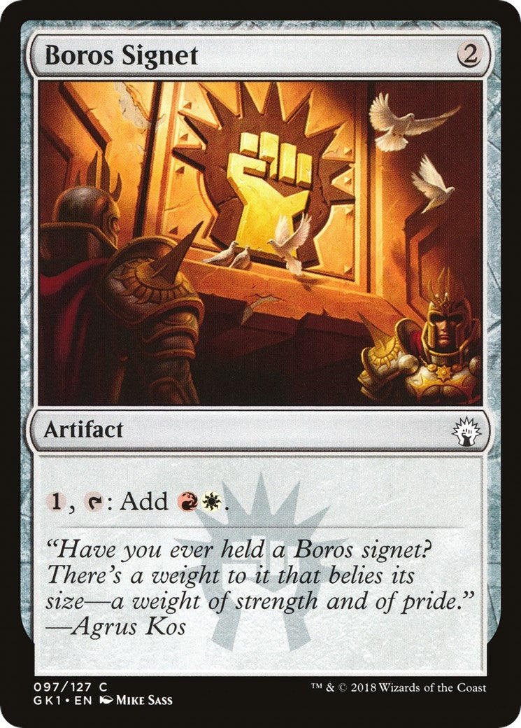 Image for Boros Signet (97) [Guilds of Ravnica: Guild Kits] - Magic: The Gathering