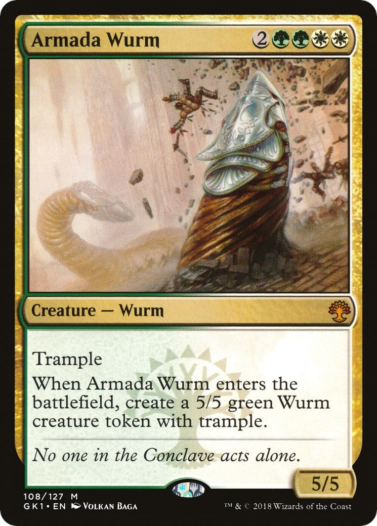 Image for Armada Wurm (108) [Guilds of Ravnica: Guild Kits] - Magic: The Gathering