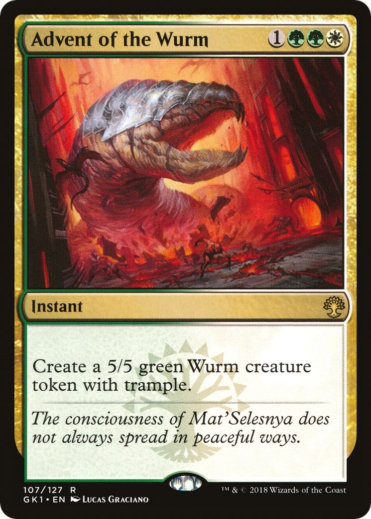 Image for Advent of the Wurm (107) [Guilds of Ravnica: Guild Kits] - Magic: The Gathering