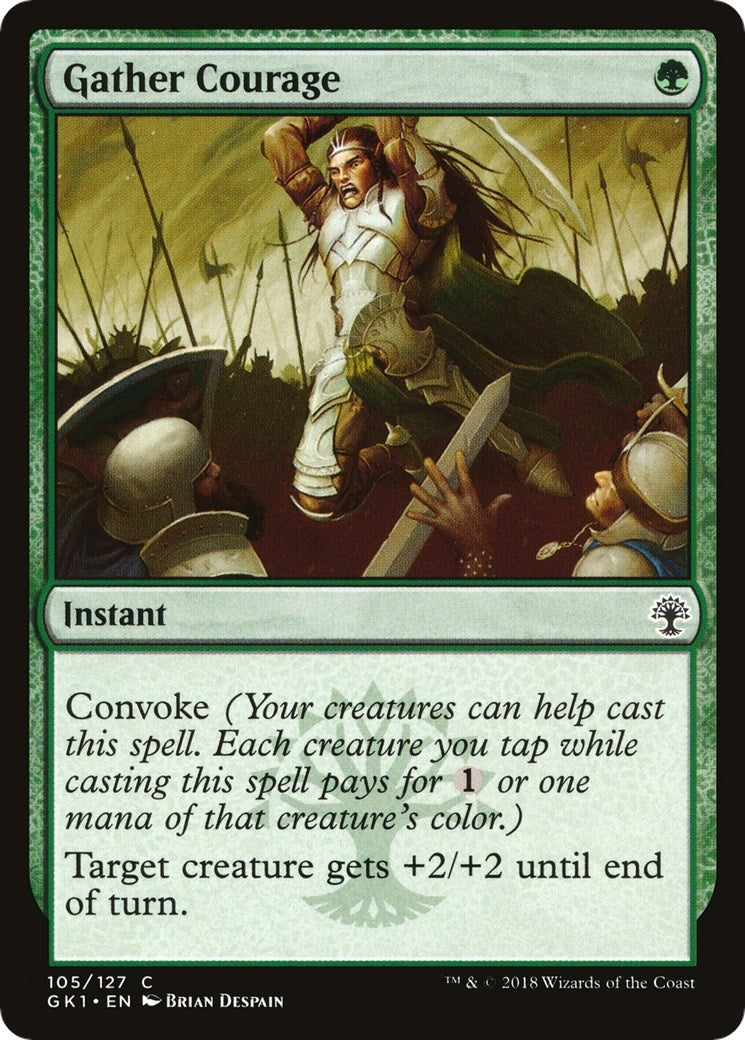 Image for Gather Courage (105) [Guilds of Ravnica: Guild Kits] - Magic: The Gathering
