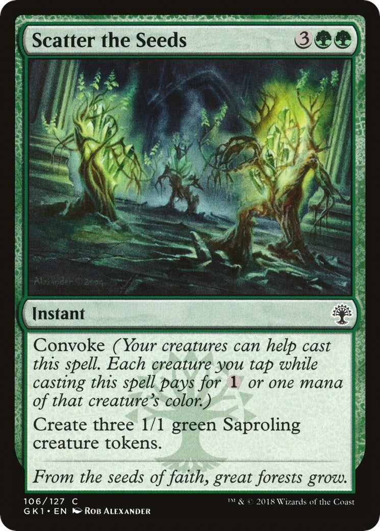 Image for Scatter the Seeds (106) [Guilds of Ravnica: Guild Kits] - Magic: The Gathering