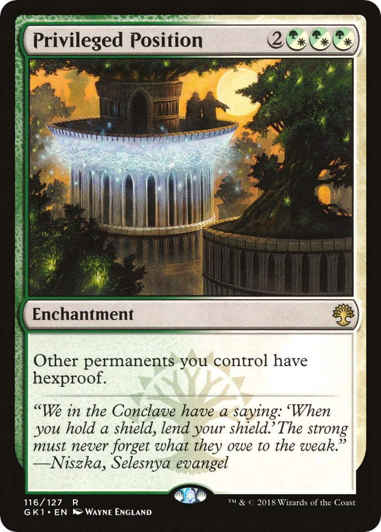 Image for Privileged Position (116) [Guilds of Ravnica: Guild Kits] - Magic: The Gathering