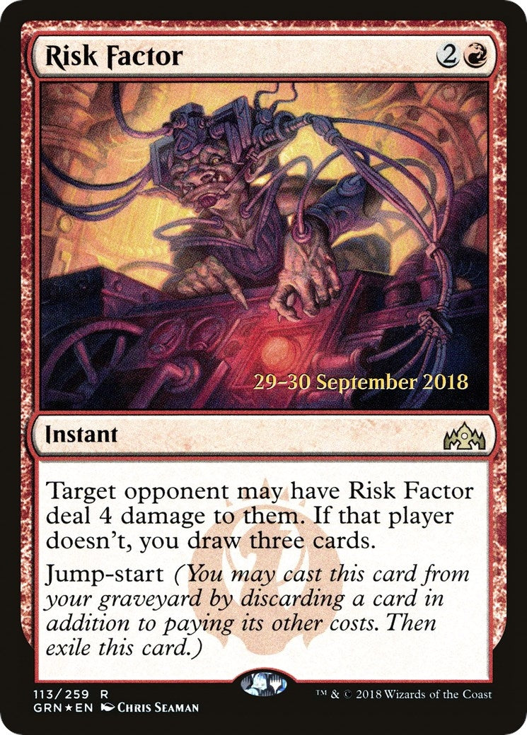 Image for Risk Factor (113) [Prerelease Cards] - Magic: The Gathering