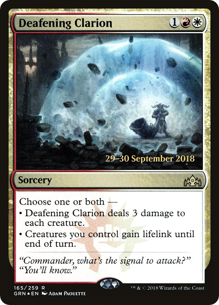 Image for Deafening Clarion (165) [Prerelease Cards] - Magic: The Gathering