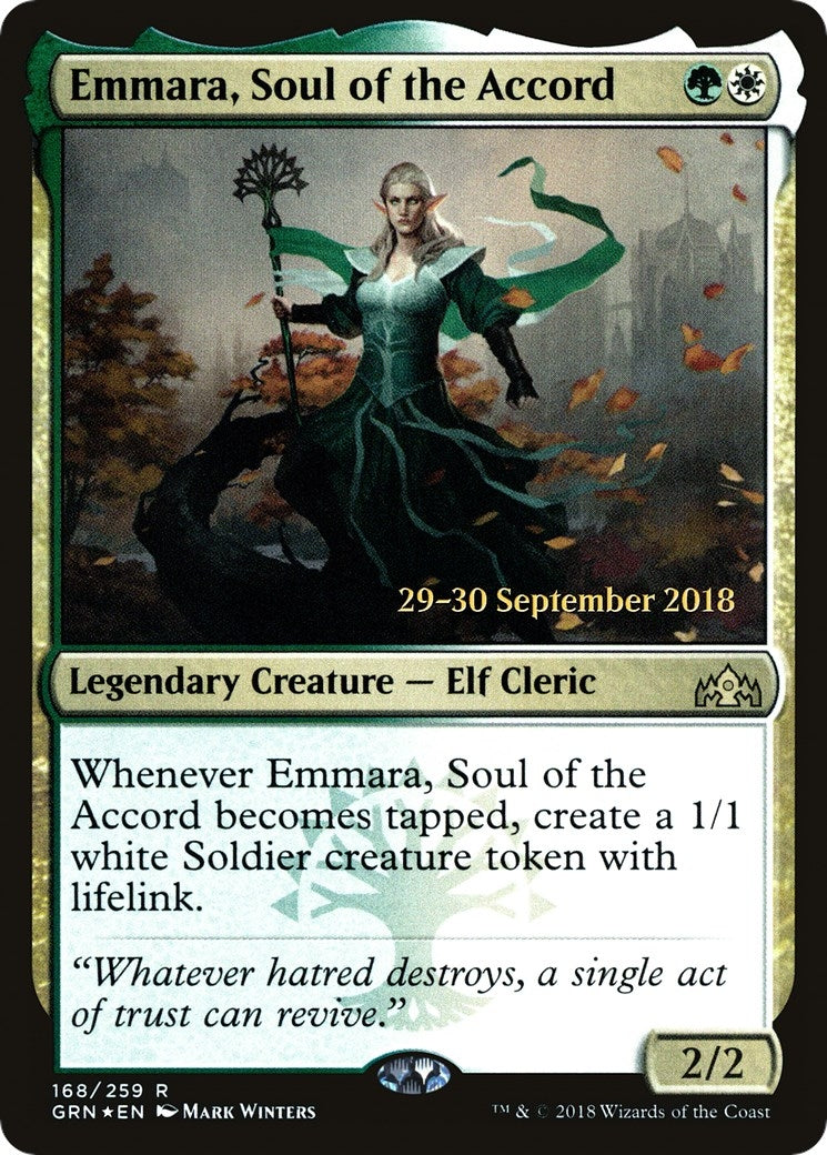Image for Emmara, Soul of the Accord (168) [Prerelease Cards] - Magic: The Gathering