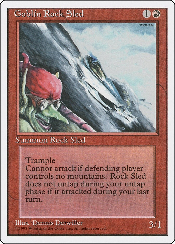 Image for Goblin Rock Sled [Fourth Edition] - Magic: The Gathering