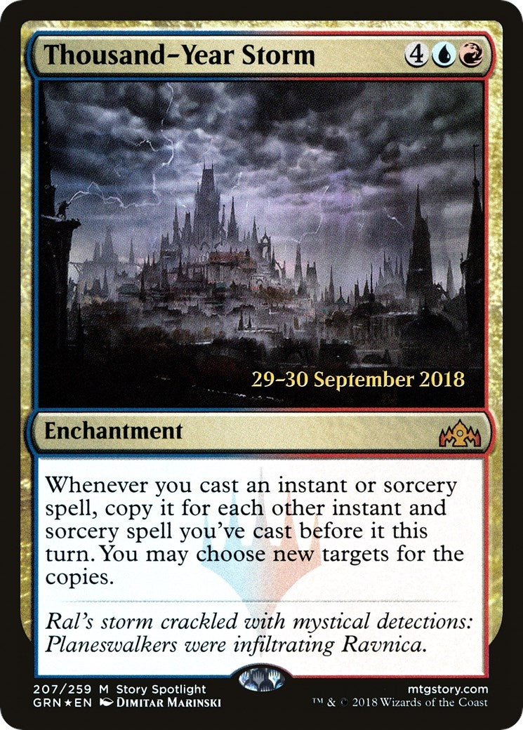 Image for Thousand-Year Storm (207) [Prerelease Cards] - Magic: The Gathering