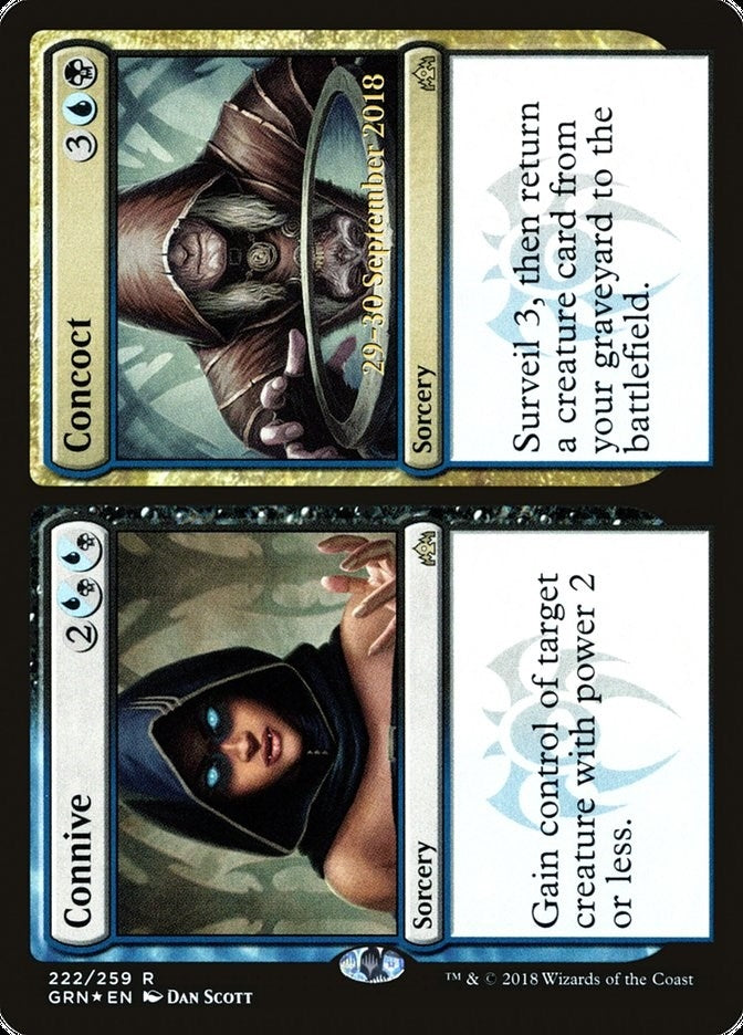 Image for Connive // Concoct (222) [Prerelease Cards] - Magic: The Gathering