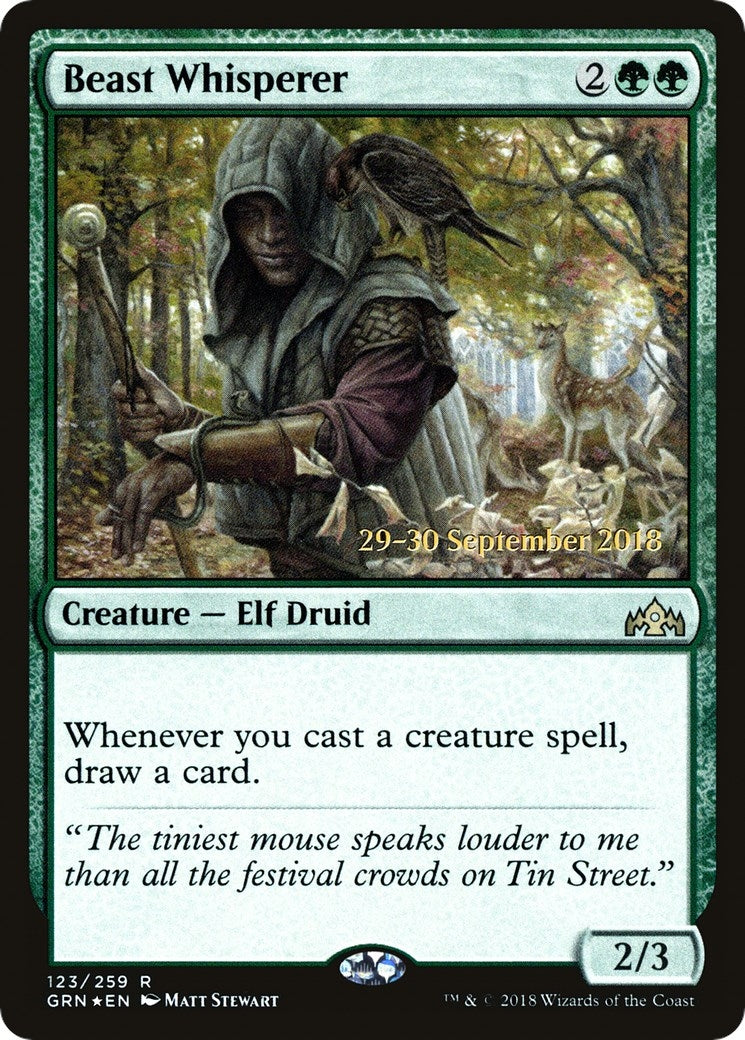 Image for Beast Whisperer (123) [Prerelease Cards] - Magic: The Gathering