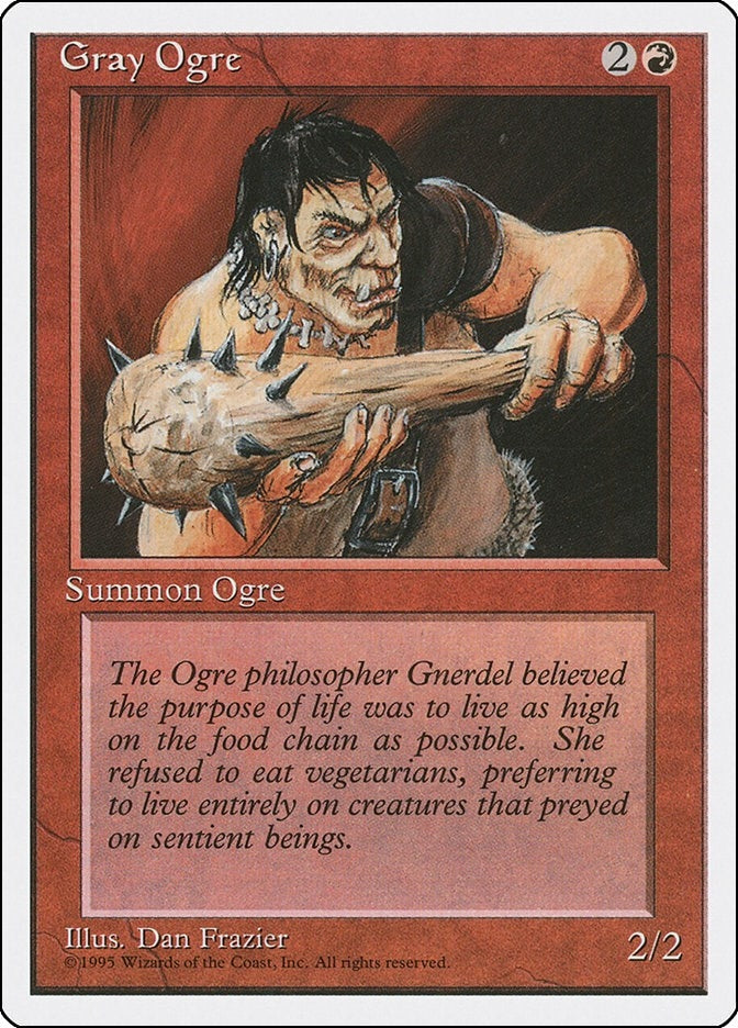 Image for Gray Ogre [Fourth Edition] - Magic: The Gathering