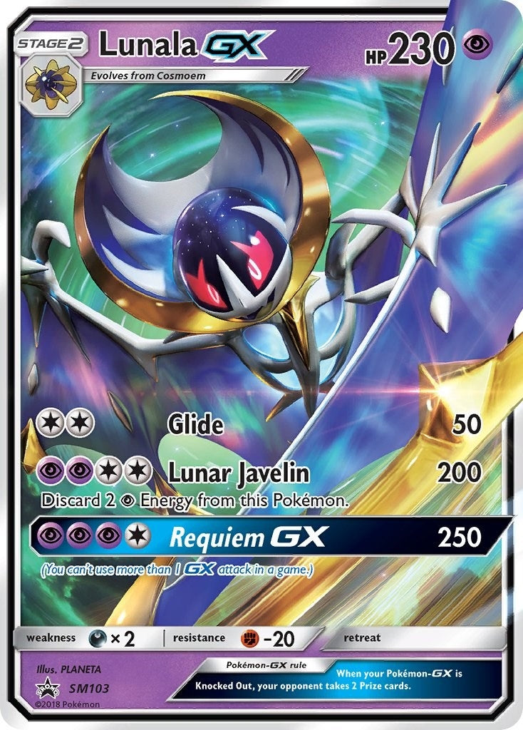 Image for Lunala GX - SM103 (SM103) [SM Promos] - Pokemon