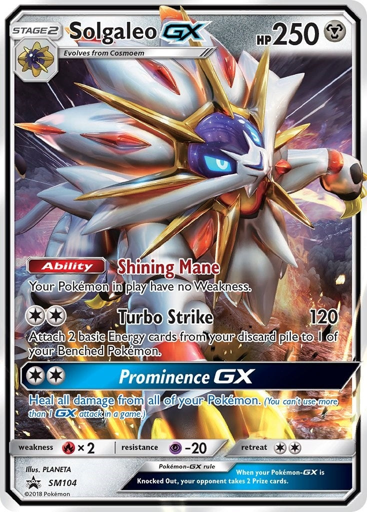 Image for Solgaleo GX - SM104 (SM104) [SM Promos] - Pokemon