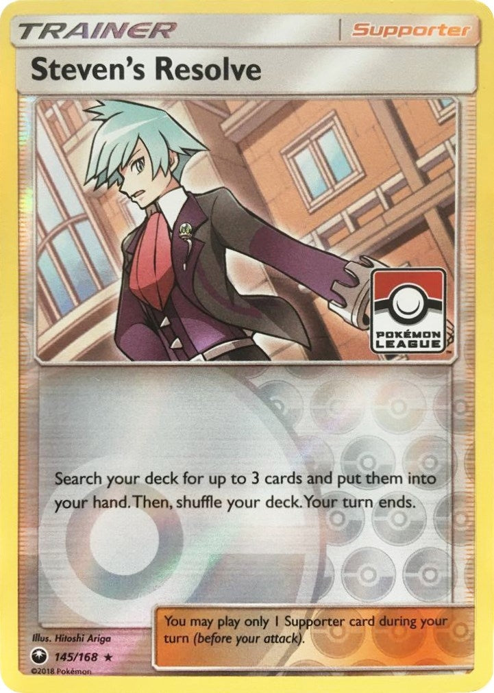 Image for Steven's Resolve - 145/168 (Pokemon League) (145/168) [League & Championship Cards] - Pokemon