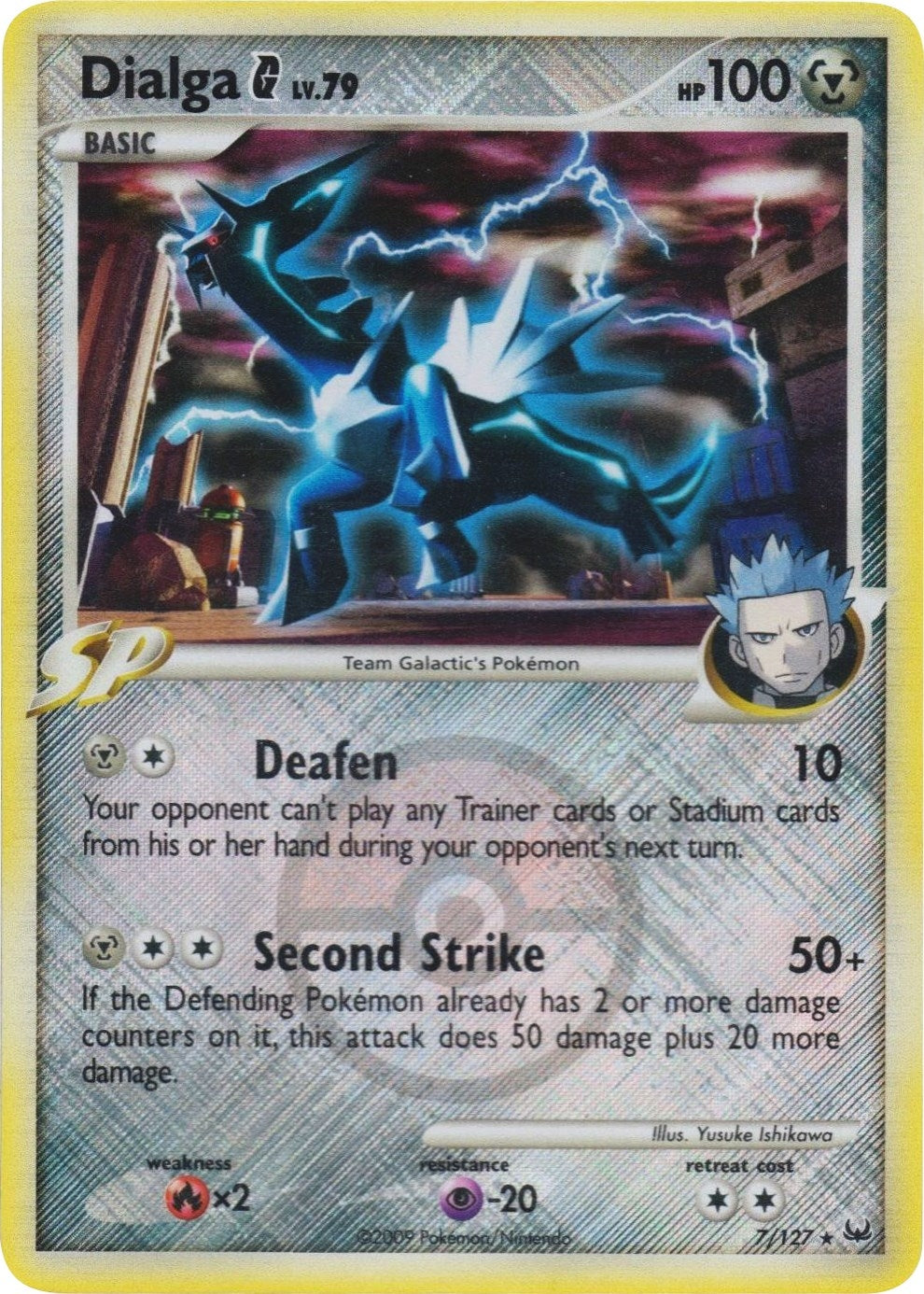 Dialga G - 7/127 (League Promo) (007/127) [League & Championship Cards]