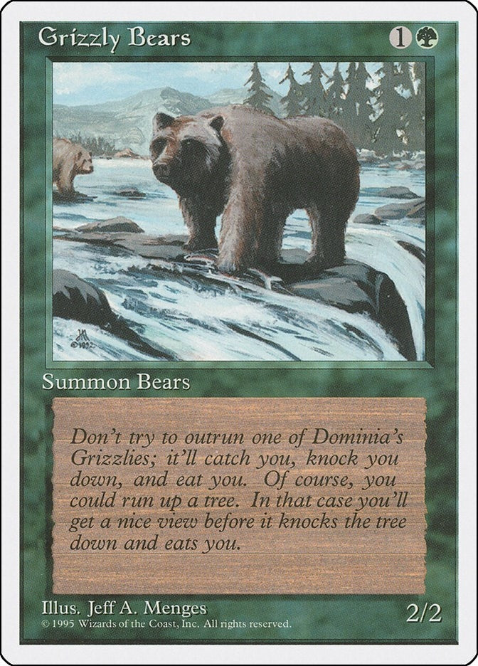 Image for Grizzly Bears [Fourth Edition] - Magic: The Gathering