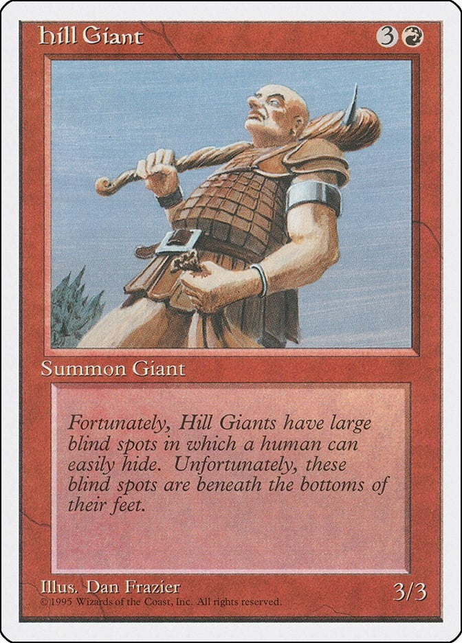 Image for Hill Giant [Fourth Edition] - Magic: The Gathering