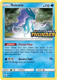 Image for Suicune - SM149 (Prerelease) [Staff] (SM149) [SM Promos] - Pokemon