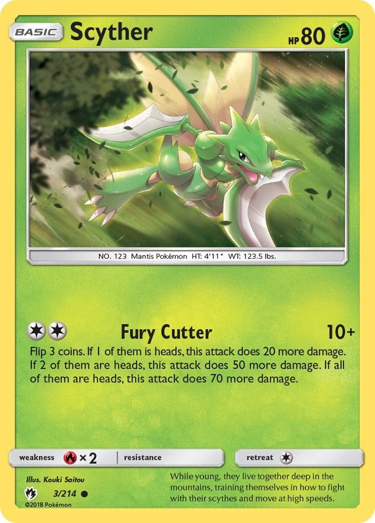 Image for Scyther (3/214) [SM - Lost Thunder] - Pokemon