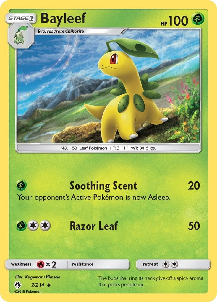 Image for Bayleef (7/214) [SM - Lost Thunder] - Pokemon