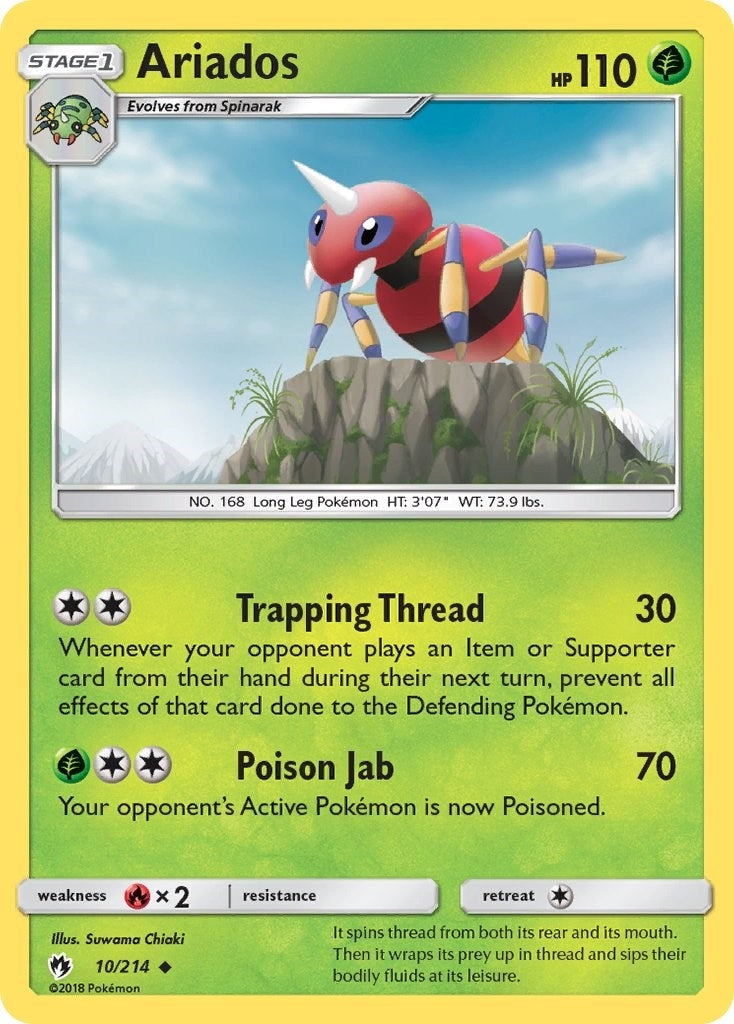 Image for Ariados (10/214) [SM - Lost Thunder] - Pokemon