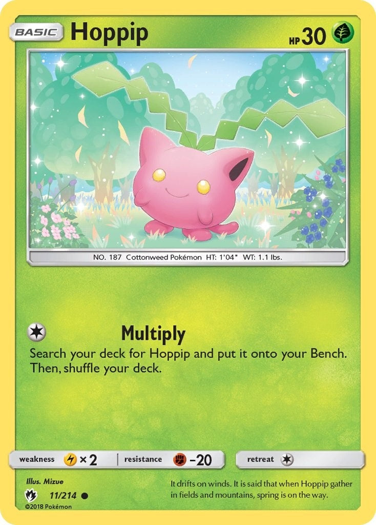 Image for Hoppip (11) (11/214) [SM - Lost Thunder] - Pokemon