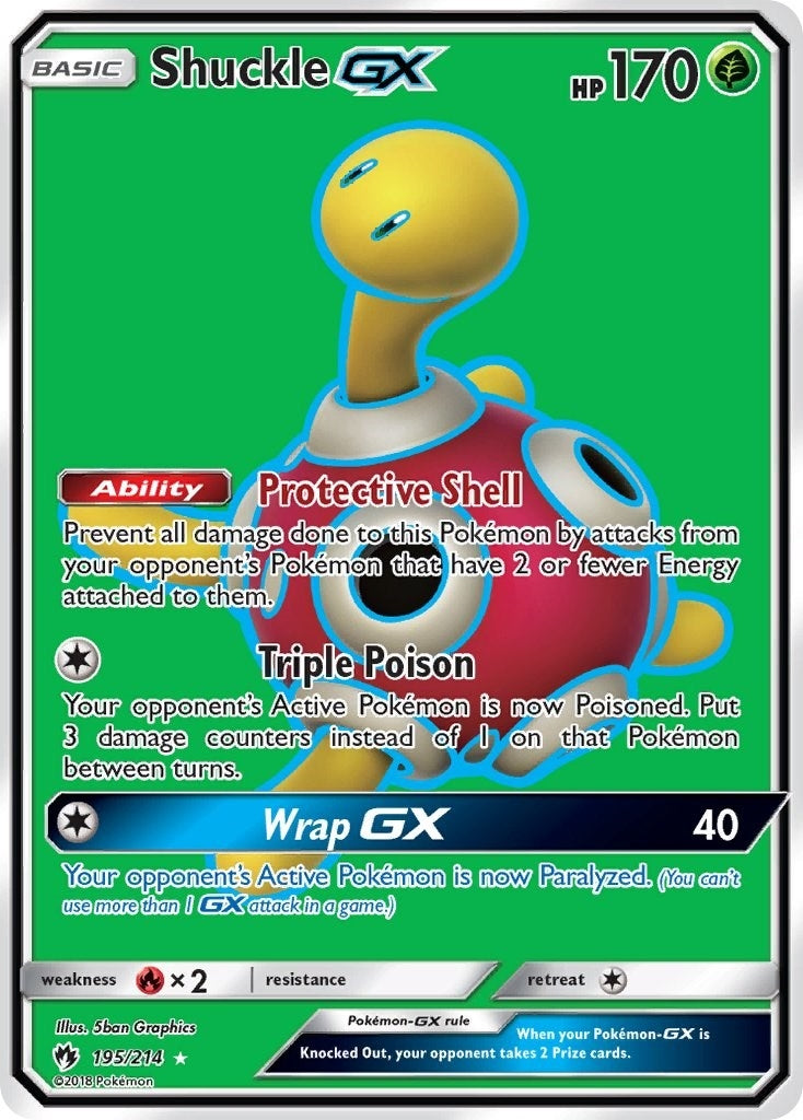 Image for Shuckle GX (Full Art) (195/214) [SM - Lost Thunder] - Pokemon