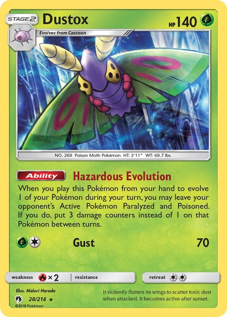 Image for Dustox (28/214) [SM - Lost Thunder] - Pokemon