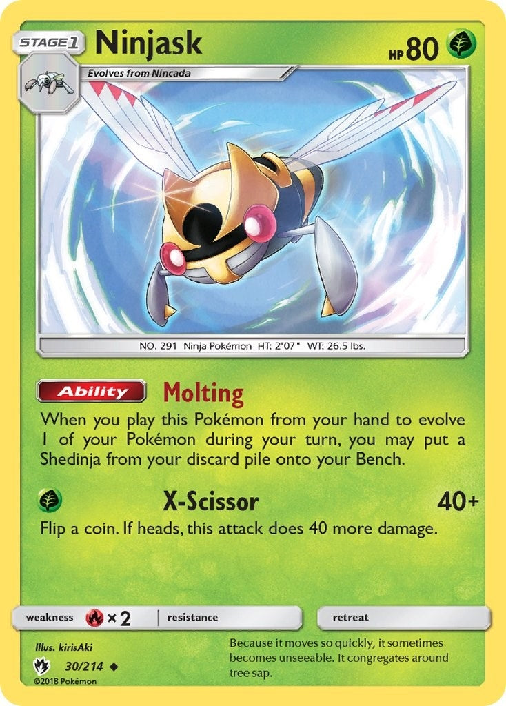Image for Ninjask (30/214) [SM - Lost Thunder] - Pokemon