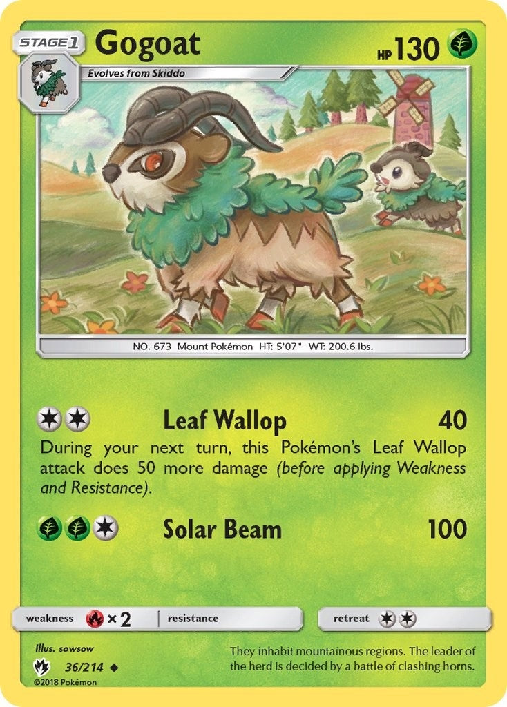 Image for Gogoat (36/214) [SM - Lost Thunder] - Pokemon