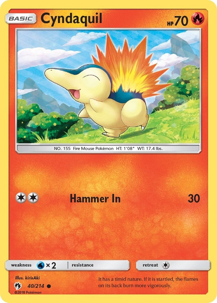 Image for Cyndaquil (40) (40/214) [SM - Lost Thunder] - Pokemon
