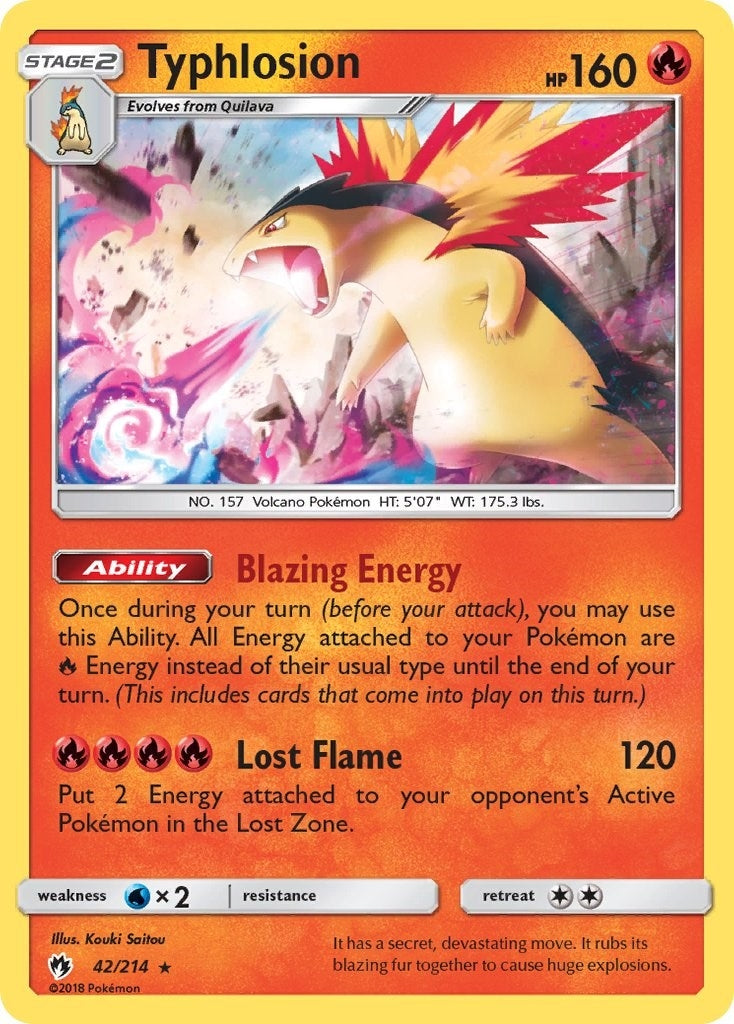 Image for Typhlosion (42/214) [SM - Lost Thunder] - Pokemon