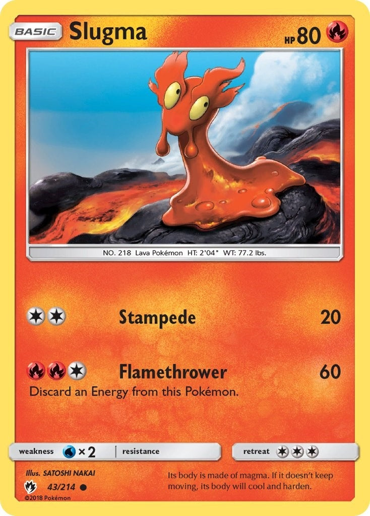 Image for Slugma (43/214) [SM - Lost Thunder] - Pokemon