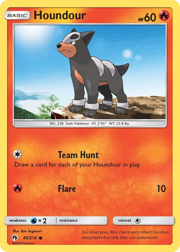 Image for Houndour (45/214) [SM - Lost Thunder] - Pokemon