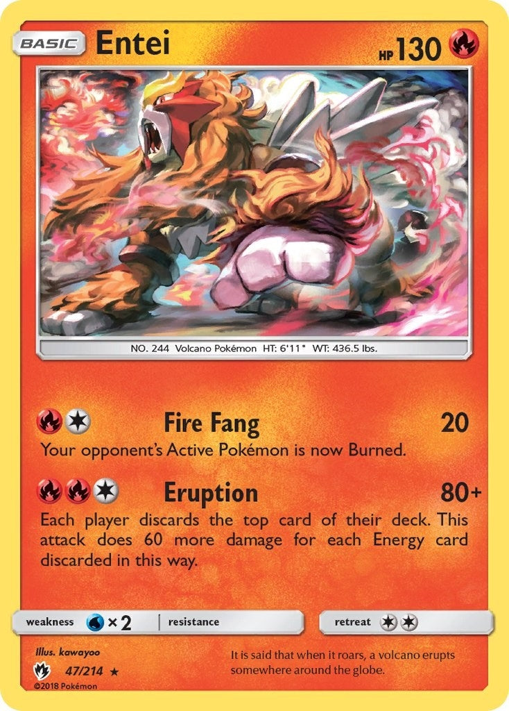 Image for Entei (47/214) [SM - Lost Thunder] - Pokemon