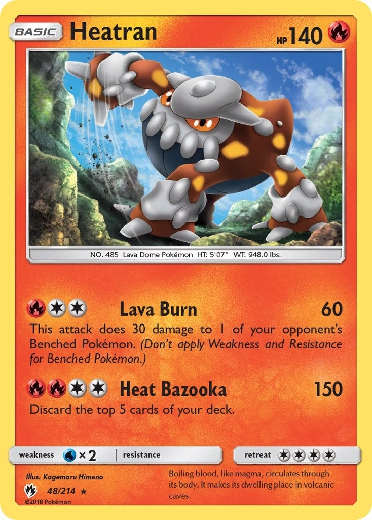 Image for Heatran (48/214) [SM - Lost Thunder] - Pokemon
