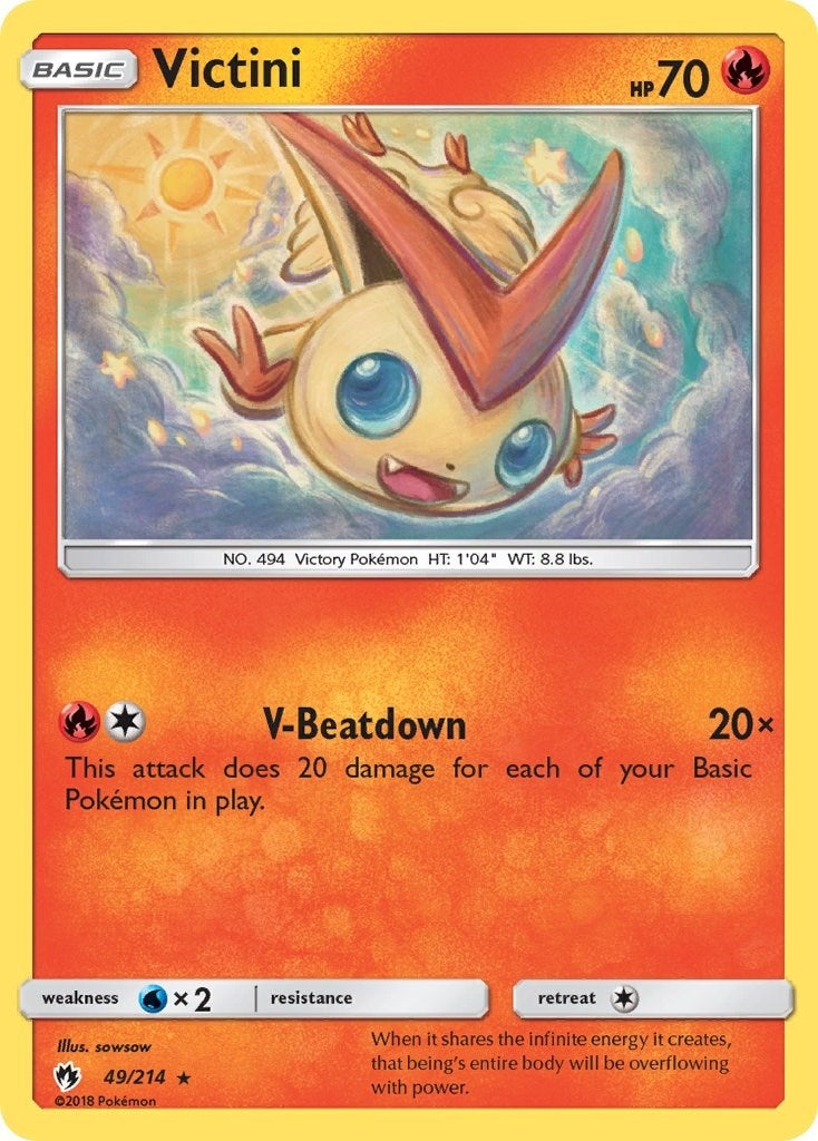 Image for Victini (49/214) [SM - Lost Thunder] - Pokemon