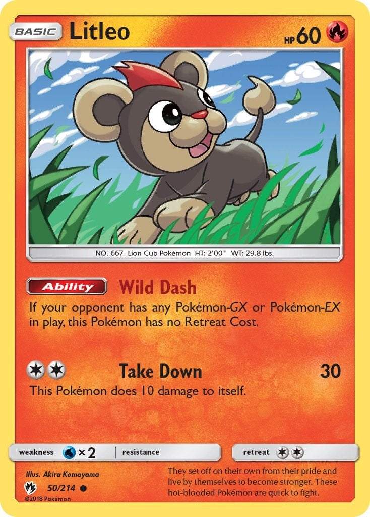 Image for Litleo (50/214) [SM - Lost Thunder] - Pokemon
