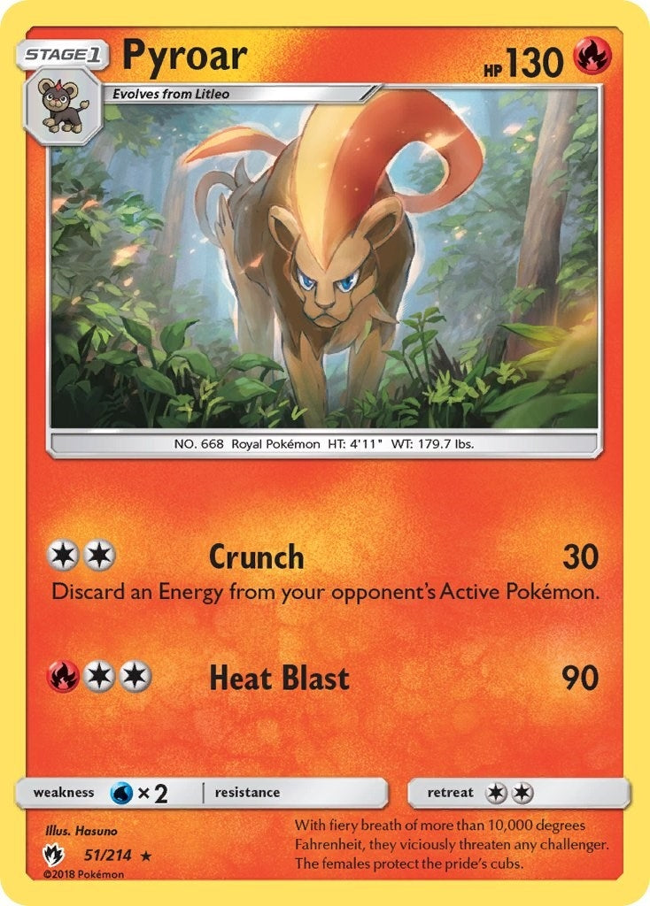 Image for Pyroar (51/214) [SM - Lost Thunder] - Pokemon