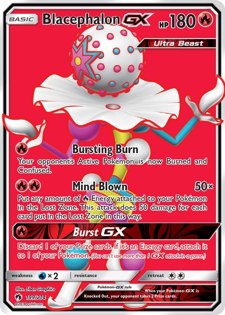 Image for Blacephalon GX (Full Art) (199/214) [SM - Lost Thunder] - Pokemon